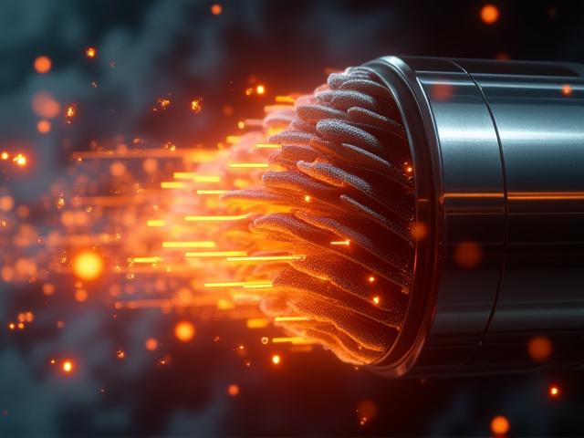 Dynamische Visualisierung einer Turbinenschaufel in Aktion